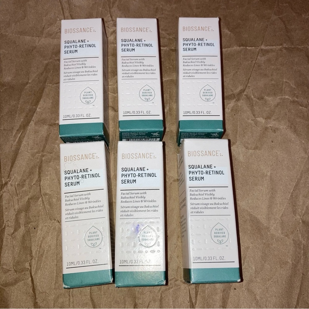6 x Biossance Squalane + Phyto Retinol Serum
10ml